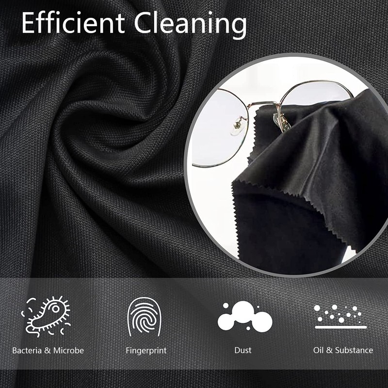 Extra Large Glasses Cleaning Cloths(12"x 12") for Eyeglasses,Sensitive Optics, Electronic