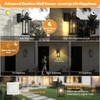 Roravilia Motion Sensor Outdoor Light for House with GFCI Outlet,