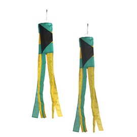 Bahamas Bahamian Flag WindSock 2 Pack Stripes Wind Socks For Yard And Garden Flag,Front Porch Hanging Waterproof Suitable For Every Season,40Inch.