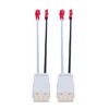 Car Wiring Harness, 2 x Pairs of Cables, Compatible with