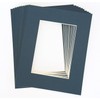 topseller100, Pack of 10 NAVY BLUE 8x10 Picture Mats Matting