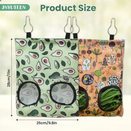 2 Pcs Rabbit Hay Feeder, 2 Holes Guinea Pig Hay Feeder Bag, Bunny Hay Bag Hanging Feeder Storage Hanging Feeder Sack Hay Bag for Rabbit Guinea Pig Chinchilla Hamsters Small Pets