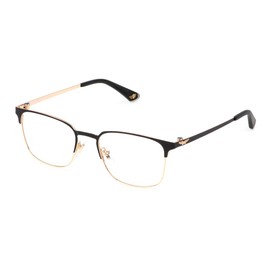 POLICE Herren Vplp14 Sonnenbrille, Roségold mit halbmattschwarzen Teilen, 52