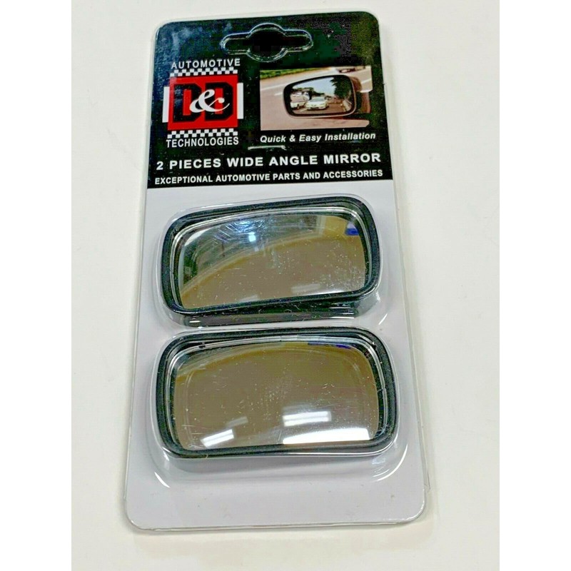 D&D 2 PCS. CONVEX BLIND SPOT WIDE ANGLE REAR VIEW