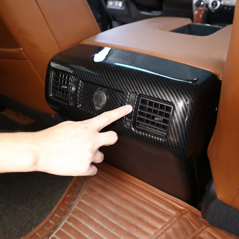 car-attention Inner Armrest Rear Air Vent Cover Trim Accessories For