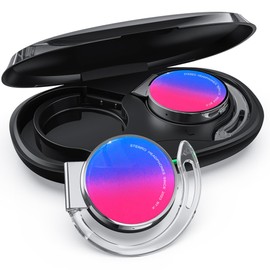 Clip on Headphones Bluetooth V5.3, Open Ear Earphones Wireless with Earhooks, Ear Clip On-Ear Headphones, Sports Headset Bluetooth with 4 Microphones, Noise Cancelling/Long Battery Life