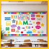 Mooliwe Affirmation Station Bulletin Board Set Motivational Bulletin Board for