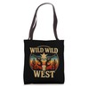 Wild Wild West Costume Funny Outlaw Gunslinger Sheriff Star Tote