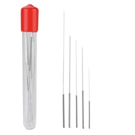 Watris Veiyi Nozzle Cleaning Needles, Stainless Steel 3D Printer Cleaning Set for 3D Printers, 0.2 mm, 0.3 mm, 0.4 mm, 0.5 mm, 0.6 mm, Nozzle Cleaning Kit, Pack of 5