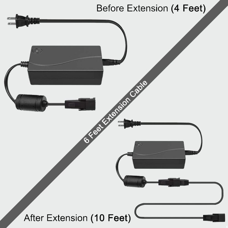 Universal Power Cord for Recliner Chair, AC/DC Recliner Adapter with