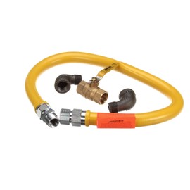 Dormont 1675NPKIT36 36" Stainless Steel Stationary Foodservice Gas Connector Kit, 3/4" Diameter