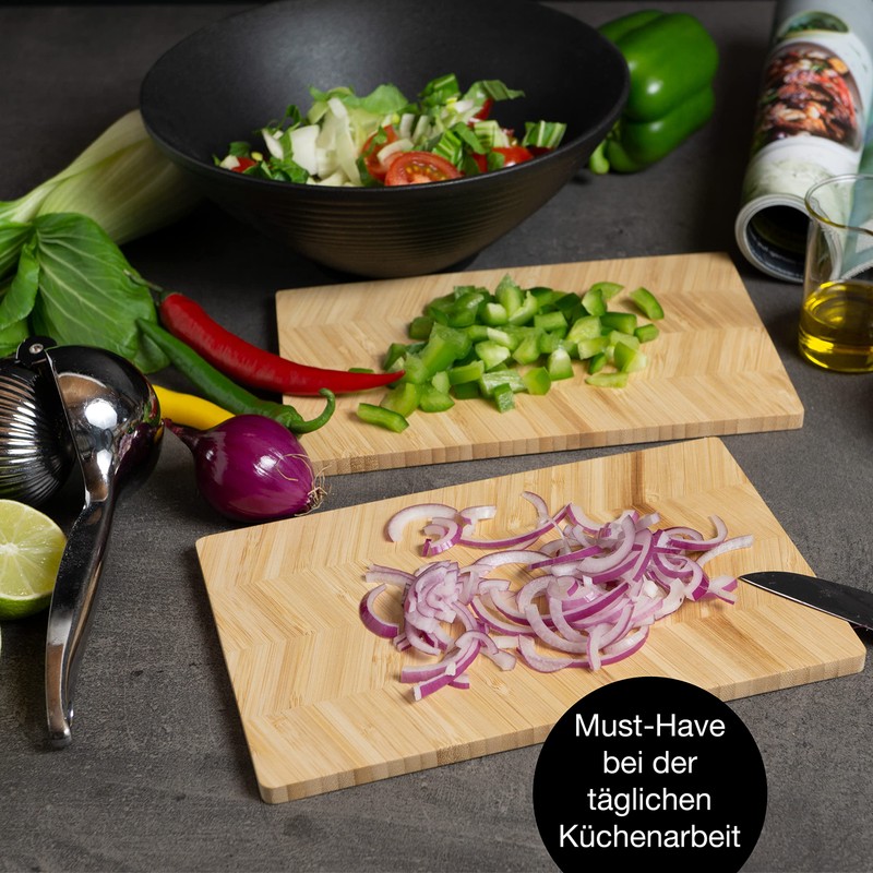 Moritz & Moritz 2 x Chopping Board Bamboo Small –