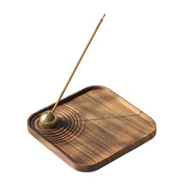 gotyou Wooden Incense Holder, Incense Stick Holder, Handmade Ripple Incense Burner, Incense Holder Wood for Home Decoration, Meditation and Yoga Decoration