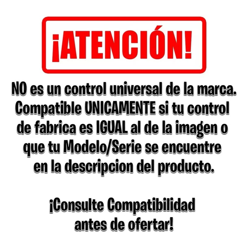 Compatible generico Control Remoto Boton Azul Para Tv Vios Cobia