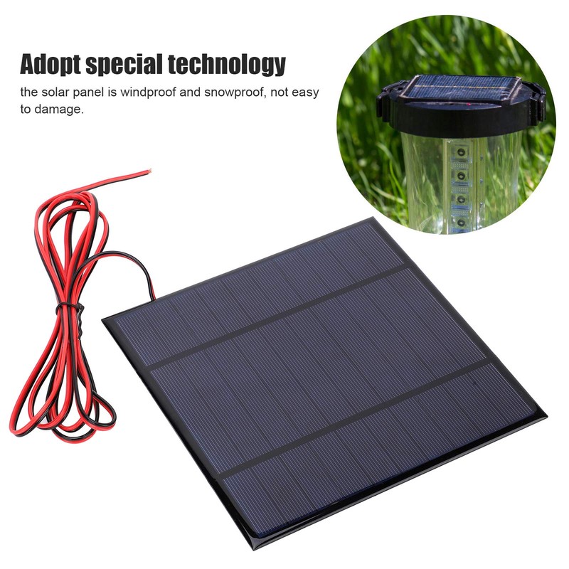 LiebeWH Solar Panel, 5 V 4.5 W 900 mA Mini