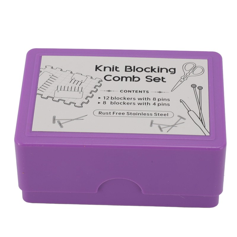 20Pcs Knit Blockers Pins Kit 4pin and 8pin Knit Blocking
