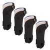 Golf Hybrid Club Head Covers Set of 4 with Interchangeable