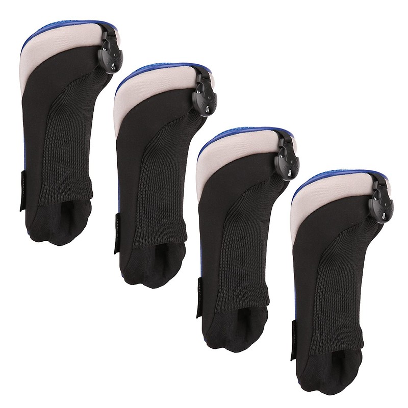 Golf Hybrid Club Head Covers Set of 4 with Interchangeable