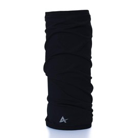 Arctic Cool Instant Cooling UPF 50+ UV Protection Neck Gaiter, Face Mask, Headband | 12-in-1 Excellent Sun Protection for Fishing, Boating, Face Protection, Gardening, Working, Cool Black