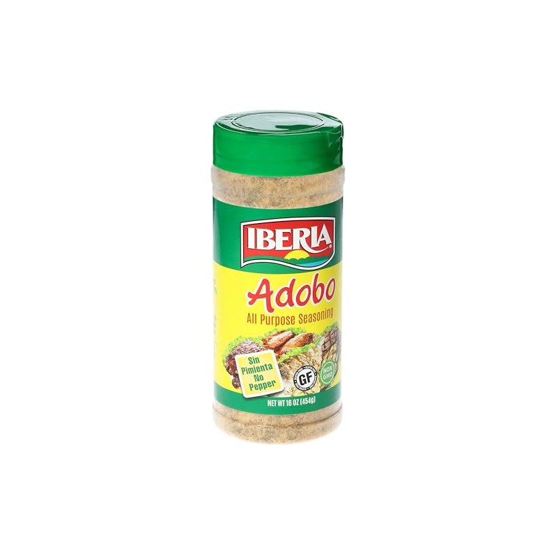 Iberia Adobo All Purpose Seasoning, Without Pepper, 16 oz