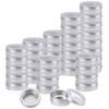 Foraineam 40 Pack 2 Ounce Round Tin Cans Metal Empty