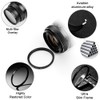 Fotover 77mm Sternfilter 3 Teiliges (4 Punkte, 6 Punkte, 8