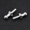 Aramox Ball Studs, 2Pcs M6 Thread Ball Studs for Gas