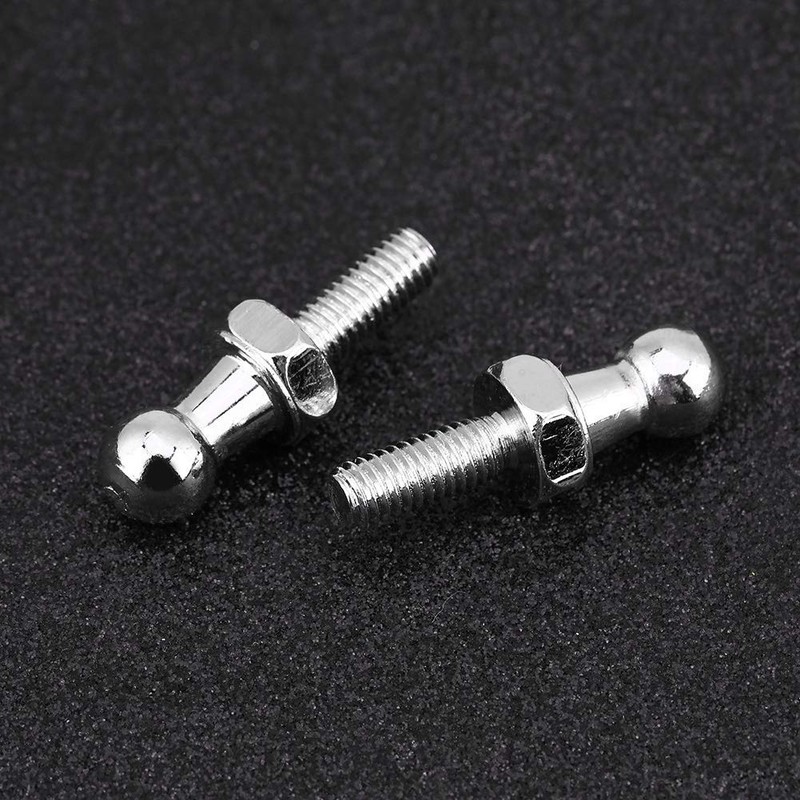 Aramox Ball Studs, 2Pcs M6 Thread Ball Studs for Gas