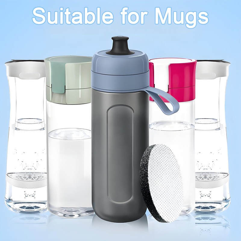 6 PCS Micro Disc Water Filter Discs for Brita Fill