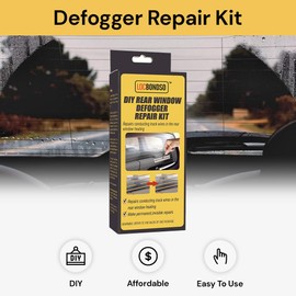 Spendeal Rear Window Defroster Grid Repair Kit, Professional Car Rear Window Heater Line Repair Kit for Defogger Grid Wires, Easy Fix for Broken Defroster Lines, Restores Heating & Visibility Fast