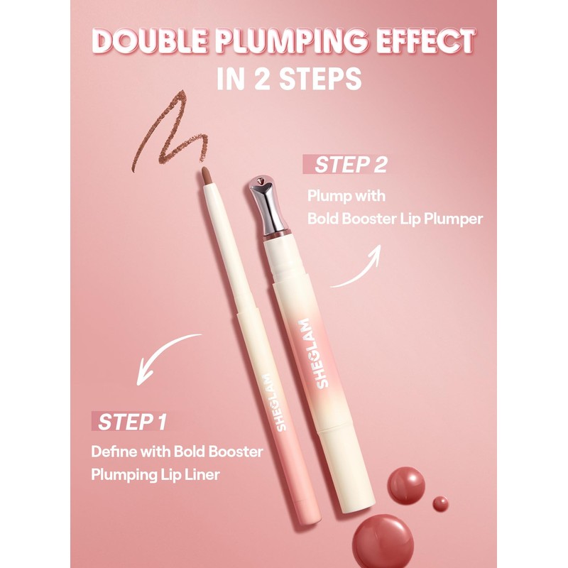 SHEGLAM Hydrating Lip Gloss Cruelty-Free Plumping Peptides-Honey Glaze