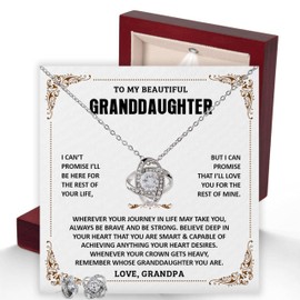 Granddaughter Necklace, Grandma Granddaughter Necklace, To My Granddaughter Necklace, Granddaughter Gifts, Necklace For Granddaughter, Granddaughter Birthday, Christmas Gifts For Granddaughter B1