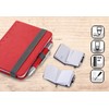 TROIKA Notepad DIN A7 including ballpoint pen, elastic band closure,