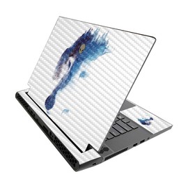 MightySkins Carbon Fiber Skin for Alienware M15 R3 (2020) & M15 R4 (2021) - Through Many Storms | Durable Textured Carbon Fiber Finish | Easy to Apply and Change Style | Made in The USA