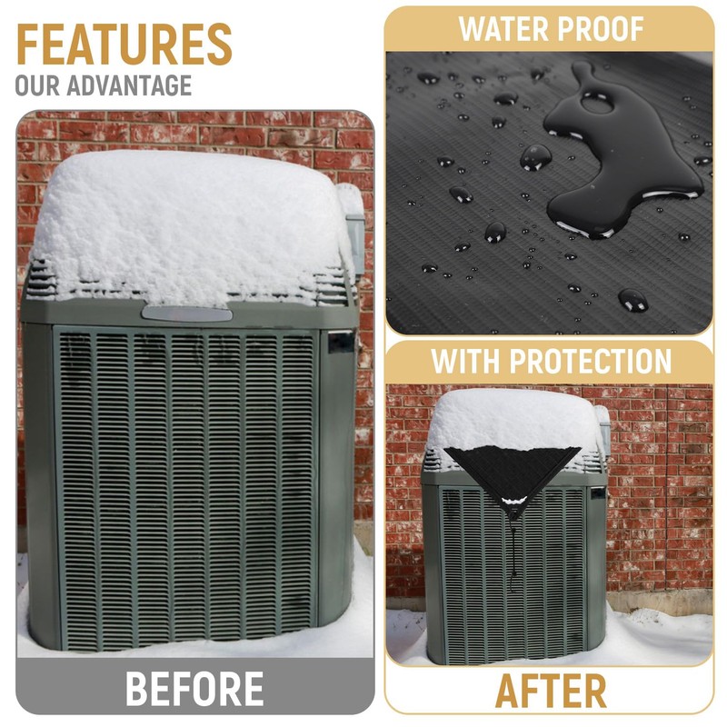 INFRANGE 36"x36" Waterproof Air Conditioner Covers for Outside Units Winter