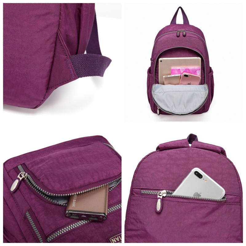 AOTIAN Women's Lightweight Sturdy Nylon Little Handy Backpack 9 litres