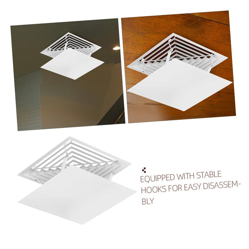 SHINEOFI 2pcs Ceiling Air Conditioner Deflector with Hooks Stylish Windshield