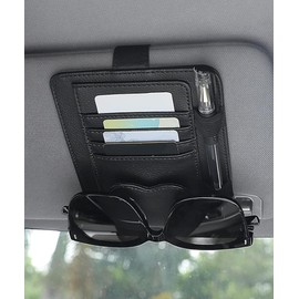 Flaconi Car Visor Storage,Car Sun Visor Organizer,Visor Storage,Sun Visor Organizer Car,Car Visor Card Holder,Visor Organizer Auto,Car Visor Organizer(Black)