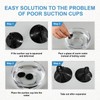 Ohleats 24PCS Car Glass Windshield Sunshade Suction Cups, Powerful Pull