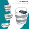 KBBYT Large Collapsible Laundry Baskets for Dirty Clothes, Plastic Laundry