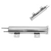 2x10in Stainless Steel Radiator Overflow Tank Recovery Bottle With Mounting