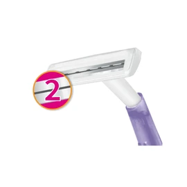 BIC, Rastrillo para Mujer, Rasurador de Dos Hojas, Twin Lady, Piel Normal, 10 piezas