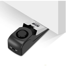 Upgraded Door Stopper Alarm - 120dB Loud Anti-Theft Security Alarm for Home, Travel & Apartments (Battery Included, 1 Pack)