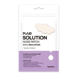 Plaid Solution Nose Patch Co-Pack Hydrocolloid Care Mixed Type, 7 Pieces, 1 Pack