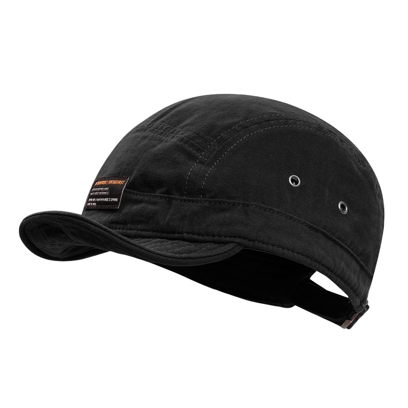 Croogo Men's Umpire Cap, Short Brim Cap, Soft, Breathable, Lightweight,