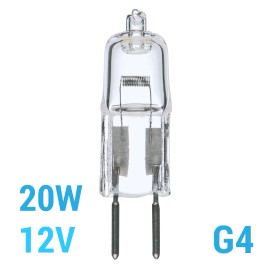 Satco S3120 S3468 S3420 20T3/CL Bulb 20W 12V T3 2-Pin Bi-Pin G4 Clear Warm White