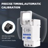 THC15A Digital LCD Electronic Relay Timer Din Rail 2 Wire