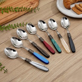 D&amp;D Rome dessert spoon, choose 1, Bordeaux Pearl N686 / 디앤디  로마 디저트스푼 택1, 보르도펄 N686