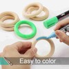 4 Inch Width Wooden Rings 10PCS for Macrame, Jewelry Making,