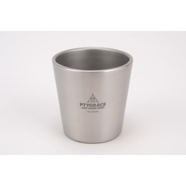 Hokuriku Sogyo Titanium Double Cup 5.3 fl oz (160 ml)